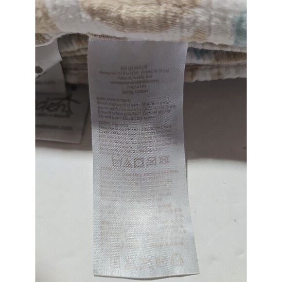 Lot of 2 Swaddlers Aden & Anais Baby Blanket Blue/Green Striped & Giraffe Print - Picture 5 of 5